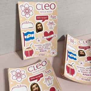 Impreso: Plancha de sticker
