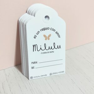 Impresos: Etiqueta/Tags