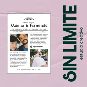 Porta Retrato: Portada de Amor